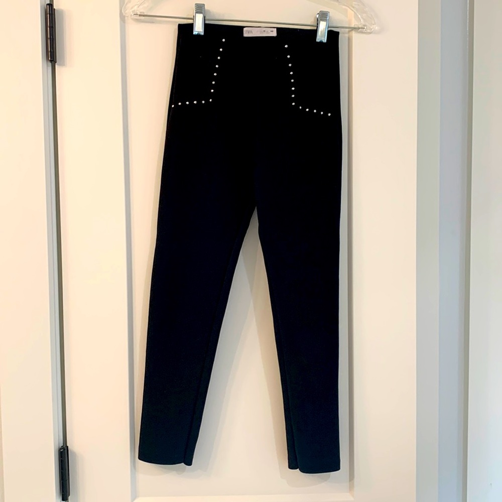 Zara faux suede leggings